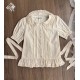 Miss Point Apple Double Lily Mushroom Cotton Blouse(Reservation/Full Payment Without Shipping)